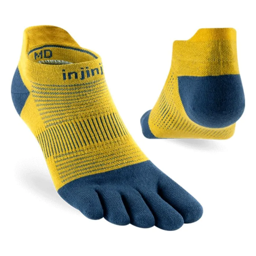 Injinji Unisex Calcetines Run Light Weight No-show Amarillo 