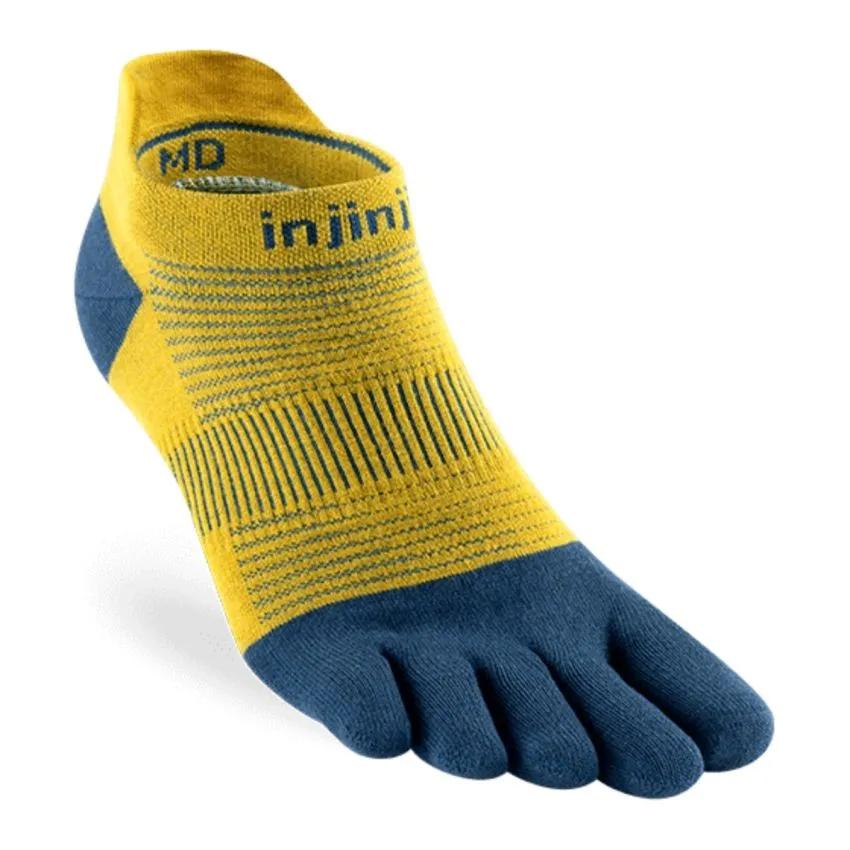 Injinji Unisex Calcetines Run Light Weight No-show Amarillo 