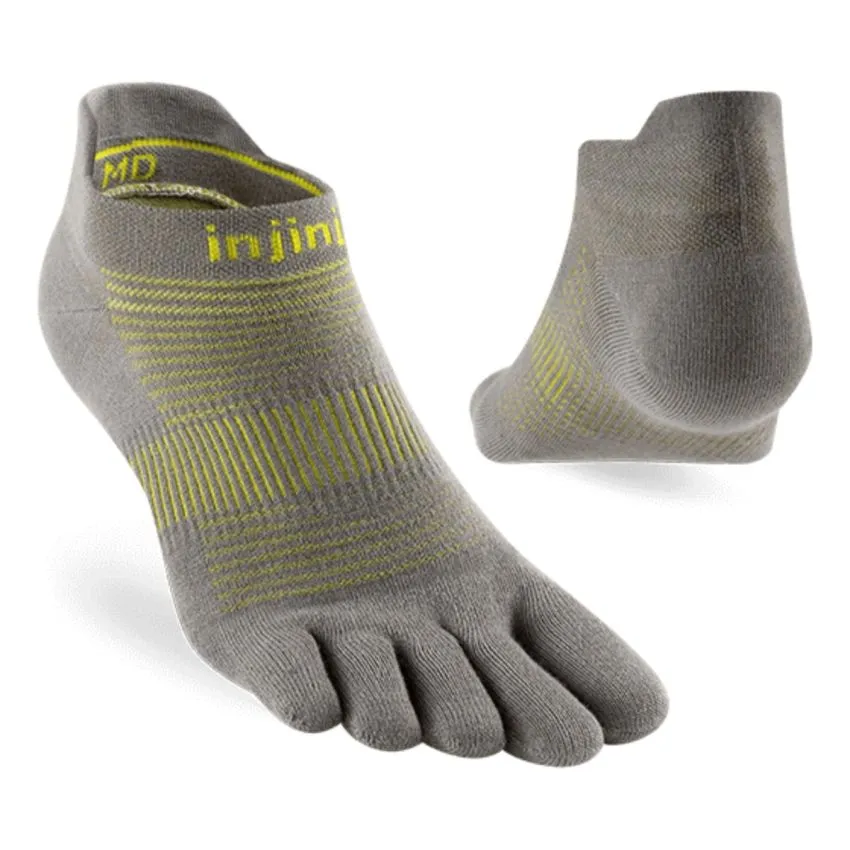 Injinji Unisex Calcetines Run Light Weight No-show Gris 