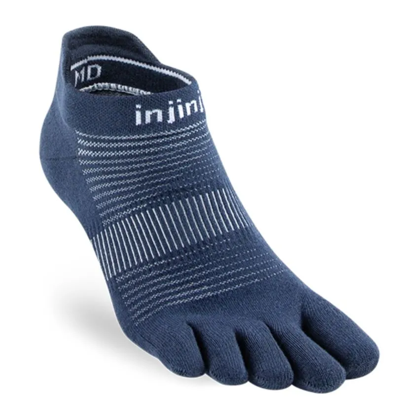 Injinji Unisex Calcetines Run Original Weight No Show Azul 