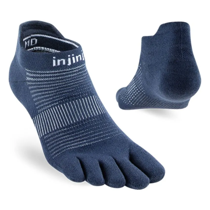 Injinji Unisex Calcetines Run Original Weight No Show Azul 