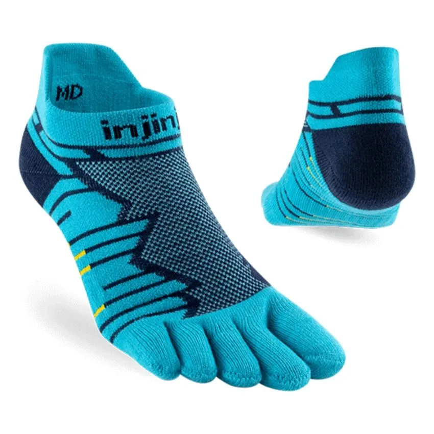 Injinji Unisex Calcetines Ultra Run Mid Weight No-show Azul 