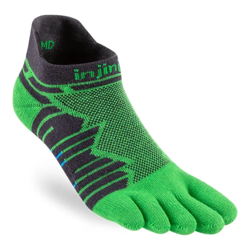 Injinji Unisex Calcetines Ultra Run Mid Weight No-show Verde 