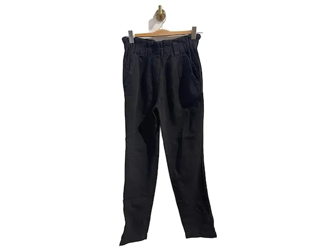 ISABEL MARANT ETOILE Pantalón T.Algodón S Internacional Negro 