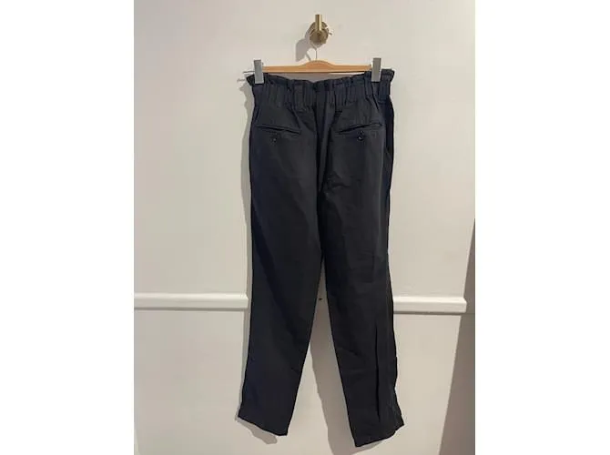 ISABEL MARANT ETOILE Pantalón T.Algodón S Internacional Negro 