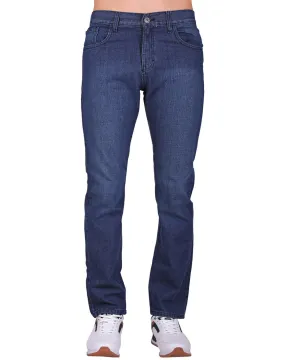 Jeans Hombre Básico Recto Azul Stfashion 51003601