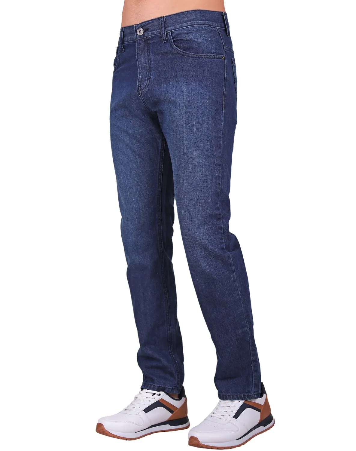 Jeans Hombre Básico Recto Azul Stfashion 51003601