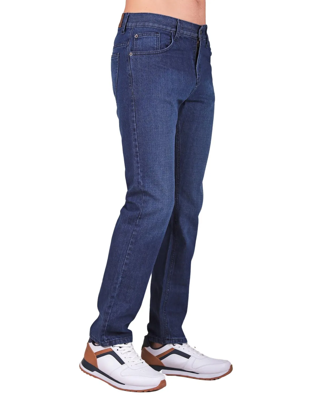 Jeans Hombre Básico Recto Azul Stfashion 51003601