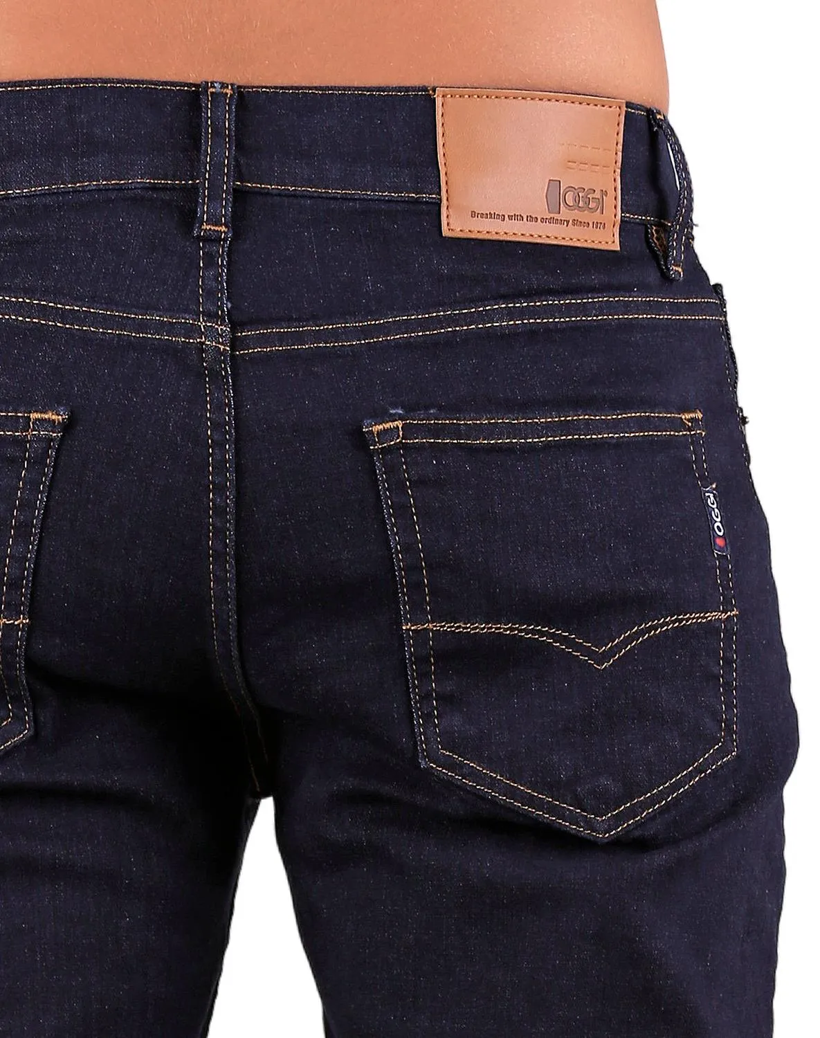 Jeans Hombre Básico Slim Azul Oggi 59104042