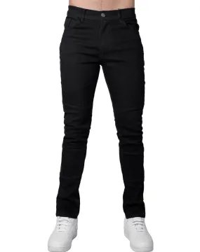 Jeans Hombre Moda Slim Negro Stfashion 63105017