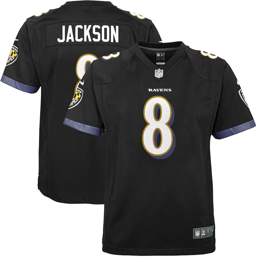 Jersey Nike Game Ravens Jackson Adulto