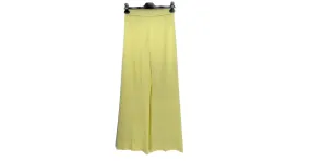 JIL SANDER Pantalón T.fr 36 Algodón Amarillo 