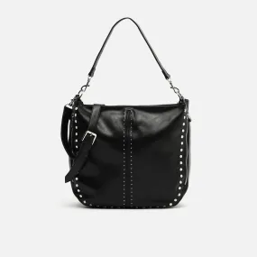 Jitan bolso hobo grande con asa bandolera extraíble y detalles metálicos