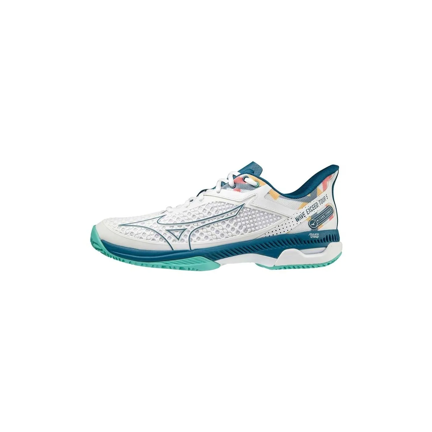 Mizuno Wave Exceed Tour 5 Clay Court Blanco Azul