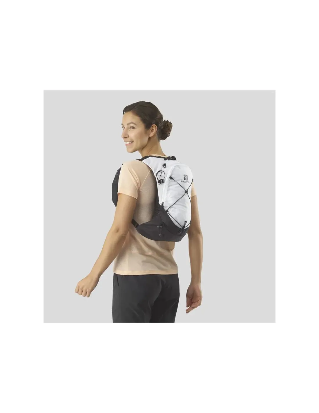 Mochila de senderismo Salomón XT 6 blanco