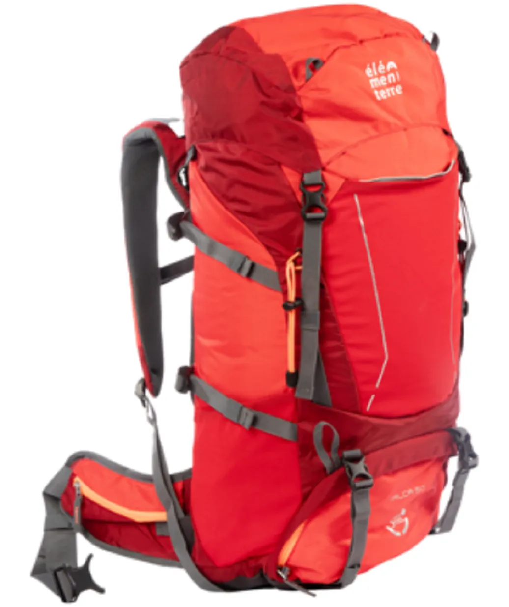 Mochila Elementerre Talca 50 L Rojo