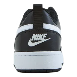 Nike Court Borough Low 2 Big Kids' Shoes BLACK/WHITE