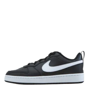 Nike Court Borough Low 2 Big Kids' Shoes BLACK/WHITE