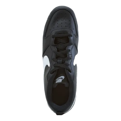 Nike Court Borough Low 2 Big Kids' Shoes BLACK/WHITE