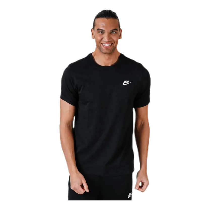 Nike Sportswear Club Men's T-Shirt BLACK/WHITE