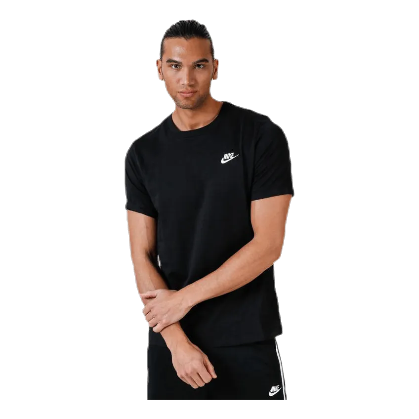 Nike Sportswear Club Men's T-Shirt BLACK/WHITE