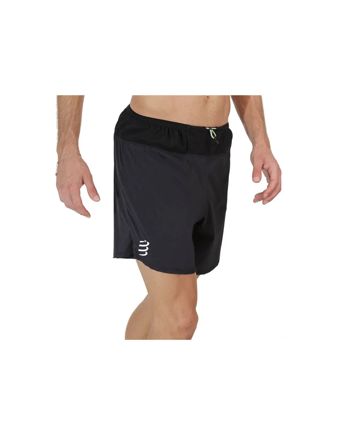 Pantalones de Running Compressport Trail Racing Black