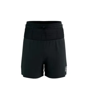 Pantalones de Trail Compressport Racing 2-In-1 Hombre Negro