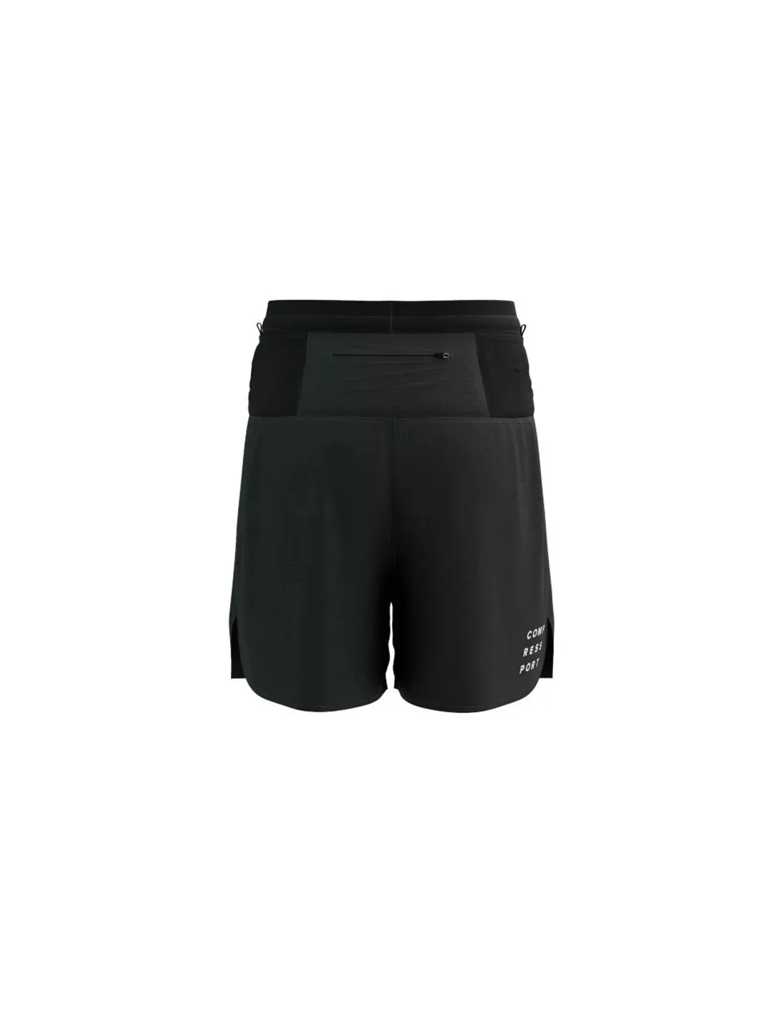 Pantalones de Trail Compressport Racing Over Hombre Black