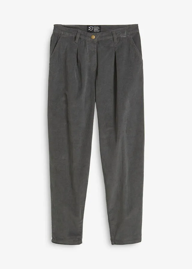 Pantalón de pana Gris oscuro