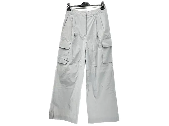 Pantalón TIBI T.0-5 2 poliéster Gris 