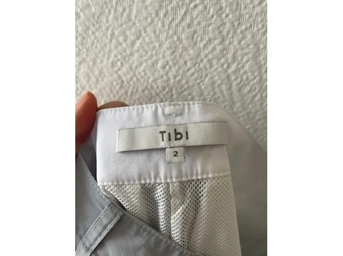 Pantalón TIBI T.0-5 2 poliéster Gris 