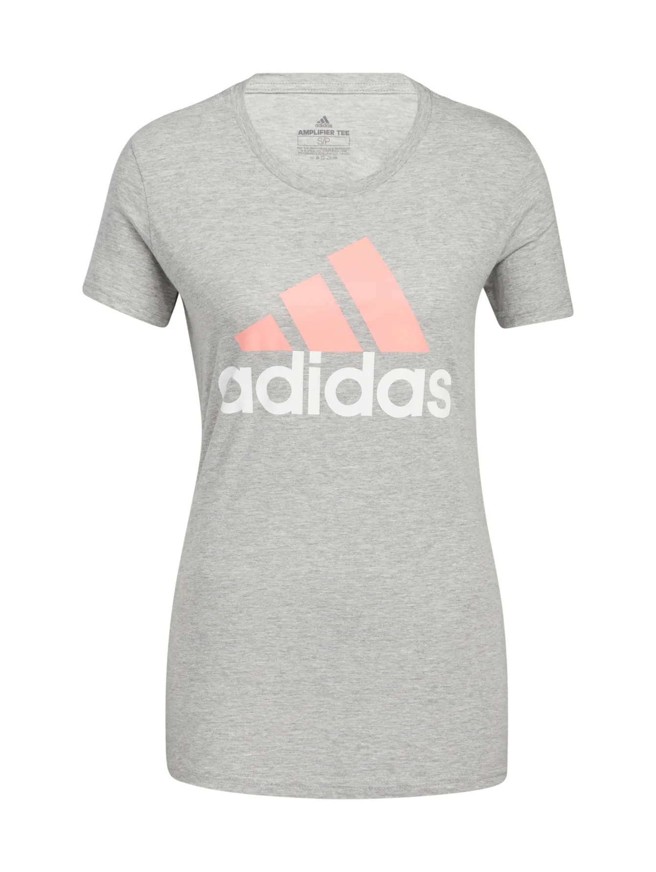 Playera Adidas Basic Gris Para Mujer