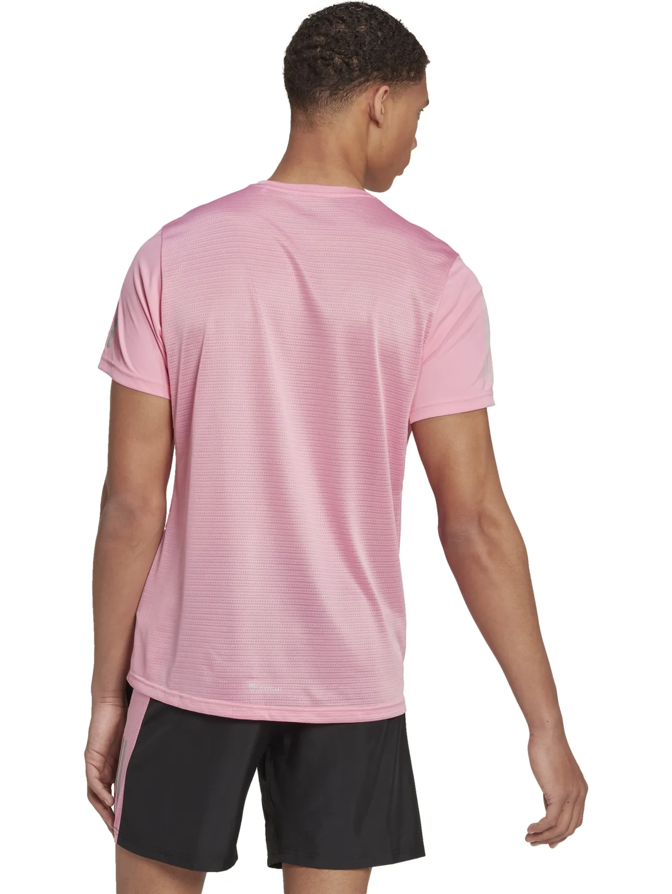 Playera Adidas Own The Run Rosa Para Hombre