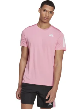 Playera Adidas Own The Run Rosa Para Hombre