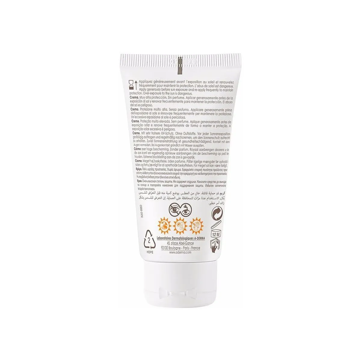 Protect Crema Solar Spf50+ Sin Perfume