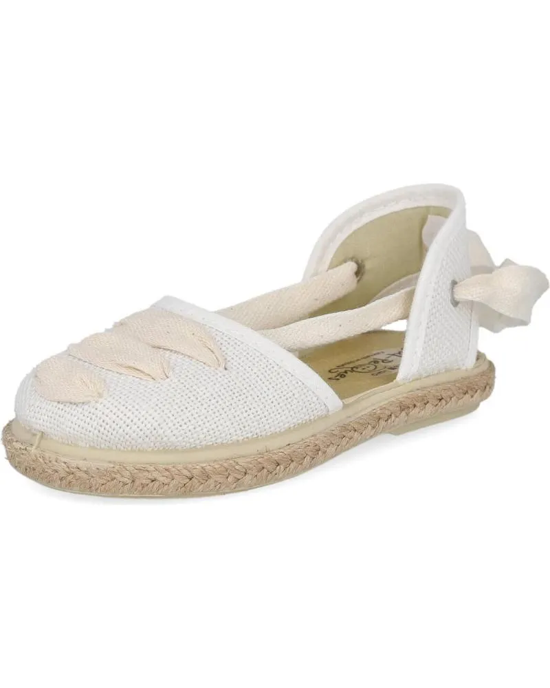 Sandalias L&R SHOES  de Niña LR SHOES VUL1006-LC-2 ZAPATILLAS VALEN  BLANCO