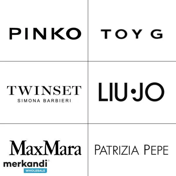 Stock de grado A Pinko, Patrizia Pepe, Liu Jo, Toy G, Twinset, Max Mara