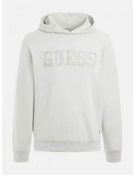 Sudadera Guess Hombre Blanca Capucha | eCOOL