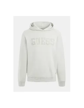 Sudadera Guess Hombre Blanca Capucha | eCOOL