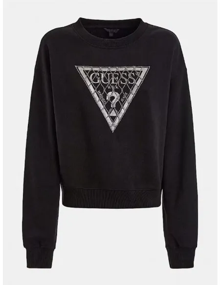 Sudadera Guess Negra Mujer