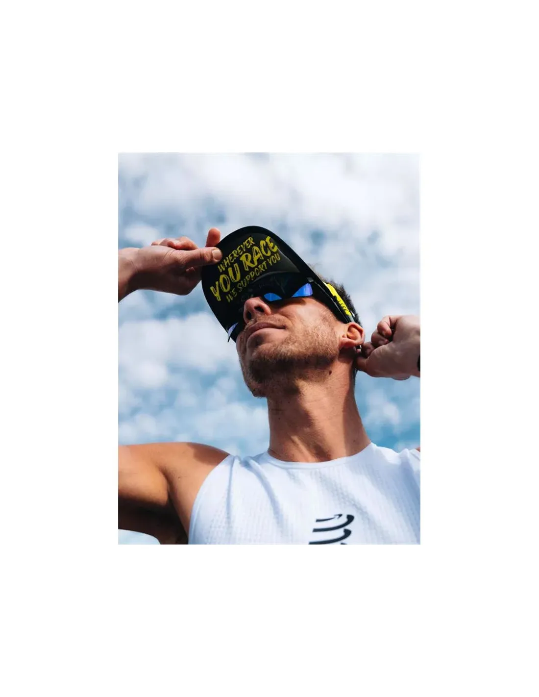 Visera de Running Compressport Visor Ultralight Amarillo