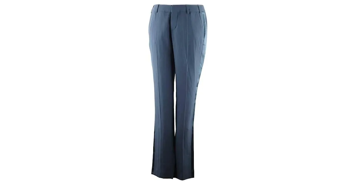 Zadig & Voltaire Pantalón recto azul 