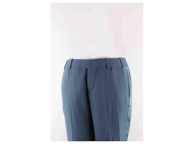 Zadig & Voltaire Pantalón recto azul 