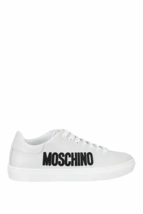 Zapatillas blancas con logo negro lettering