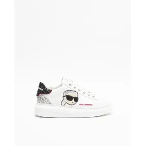 Zapatillas blancas Karl Lagerfeld Kapri Kc Glimmer Lo Lace Blanco