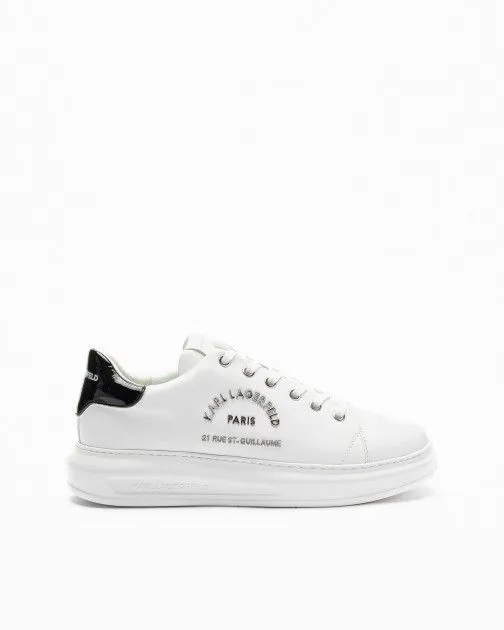 Zapatillas blancas Karl Lagerfeld Kapri Mens Metal Maison Karl Lc Blanco