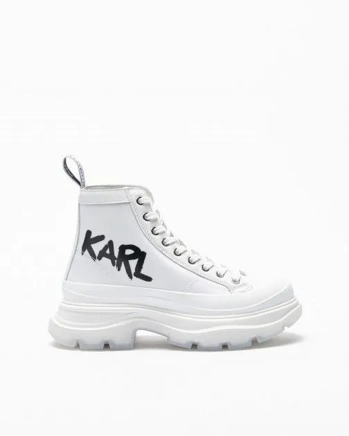 Zapatillas blancas Karl Lagerfeld LUNA Karl Graffiti Mid Blanco