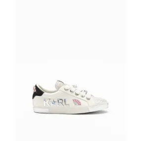 Zapatillas blancas Karl Lagerfeld SKOOL Karl Fan Patch Lo Blanco