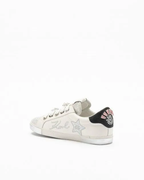 Zapatillas blancas Karl Lagerfeld SKOOL Karl Fan Patch Lo Blanco