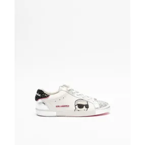 Zapatillas blancas Karl Lagerfeld Skool Karl NFT Lo Lace Blanco